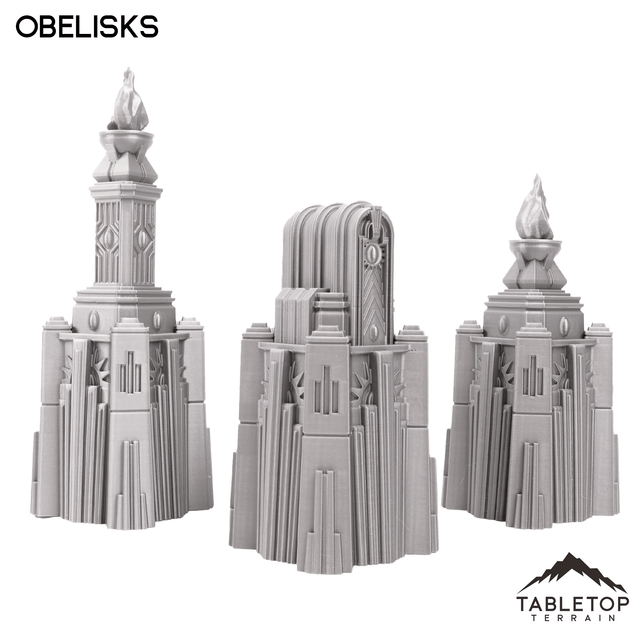 Tabletop Terrain Terrain Obelisks - Krotone, Sorcerer's Planet