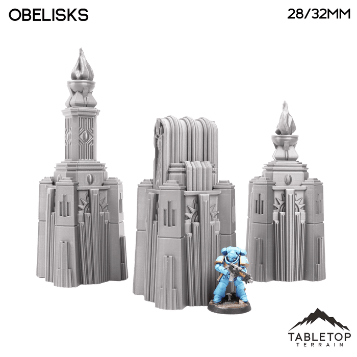 Tabletop Terrain Terrain Obelisks - Krotone, Sorcerer's Planet