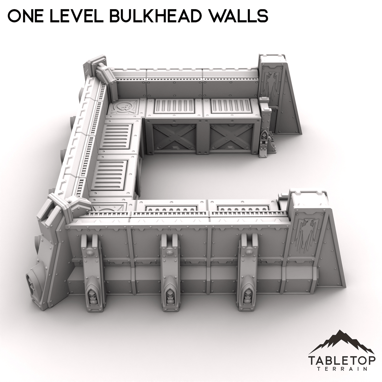 Tabletop Terrain Terrain One Level Bulkhead Walls