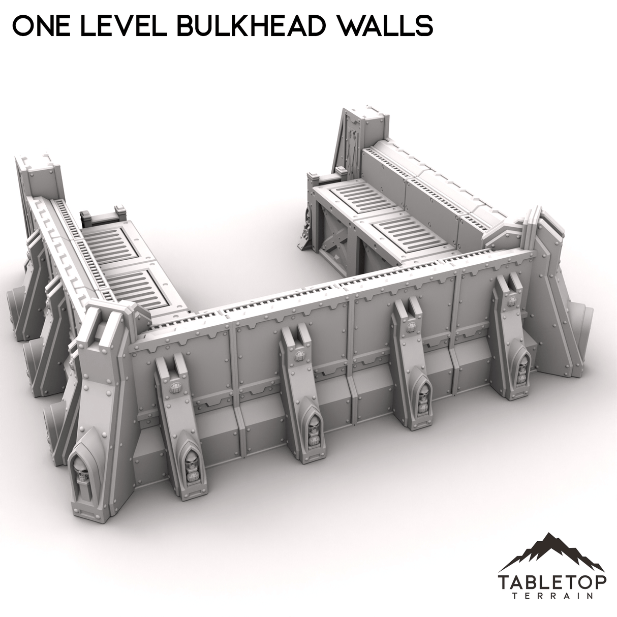 Tabletop Terrain Terrain One Level Bulkhead Walls