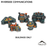 Tabletop Terrain Terrain Only Buildings HEXTECH Riverside Communications Center - 6mm