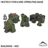 Tabletop Terrain Terrain Only Buildings / NextGen Color HEXTECH Forward Operating Base - 6mm