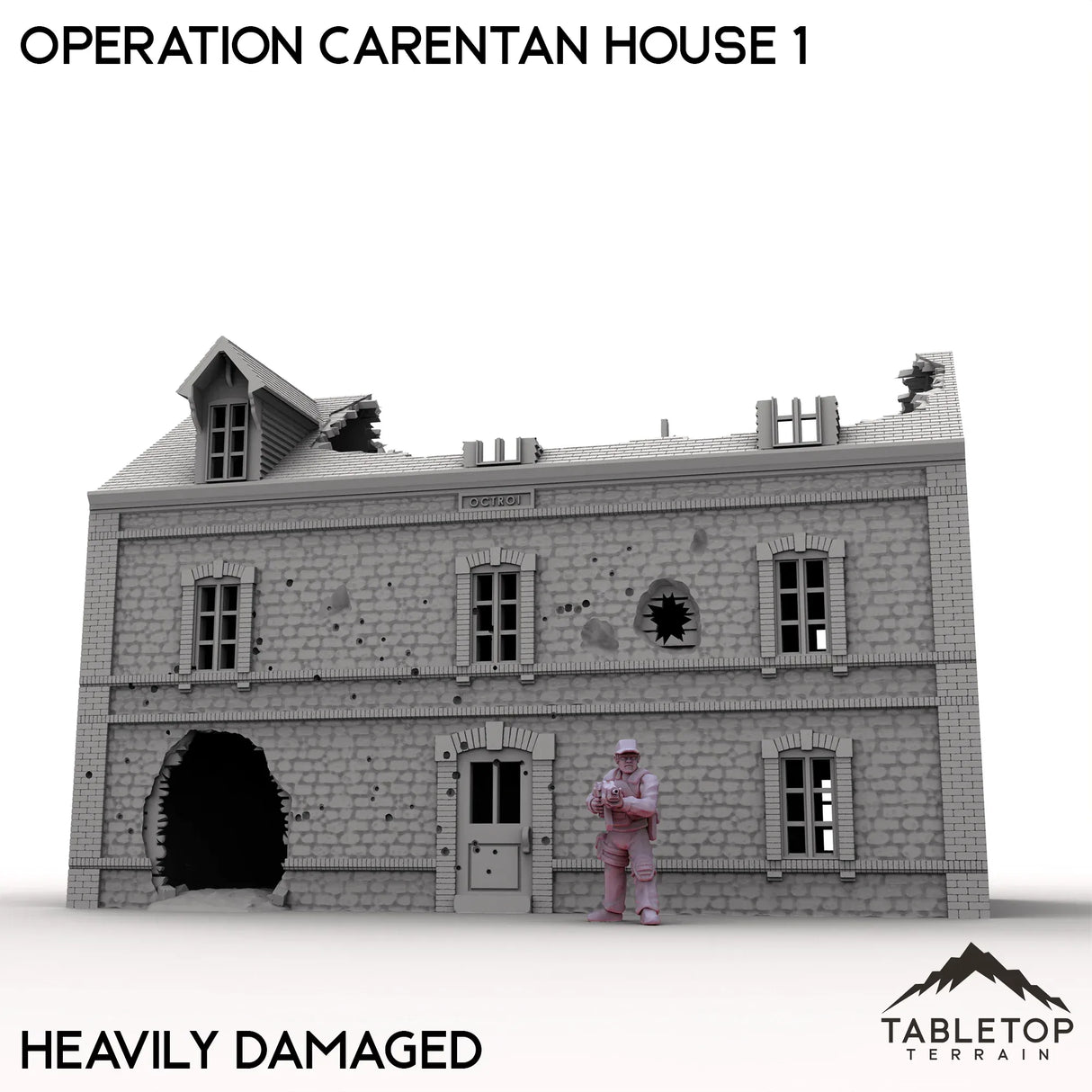 Tabletop Terrain Terrain Operation Carentan House 1