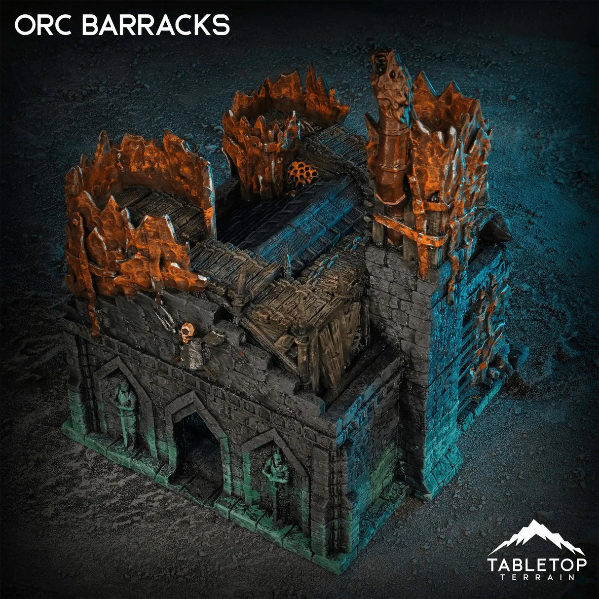 Tabletop Terrain Terrain Orc Barracks - Kingdom of Azragor