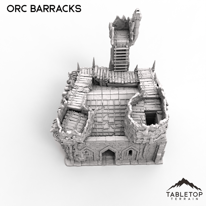 Tabletop Terrain Terrain Orc Barracks - Kingdom of Azragor