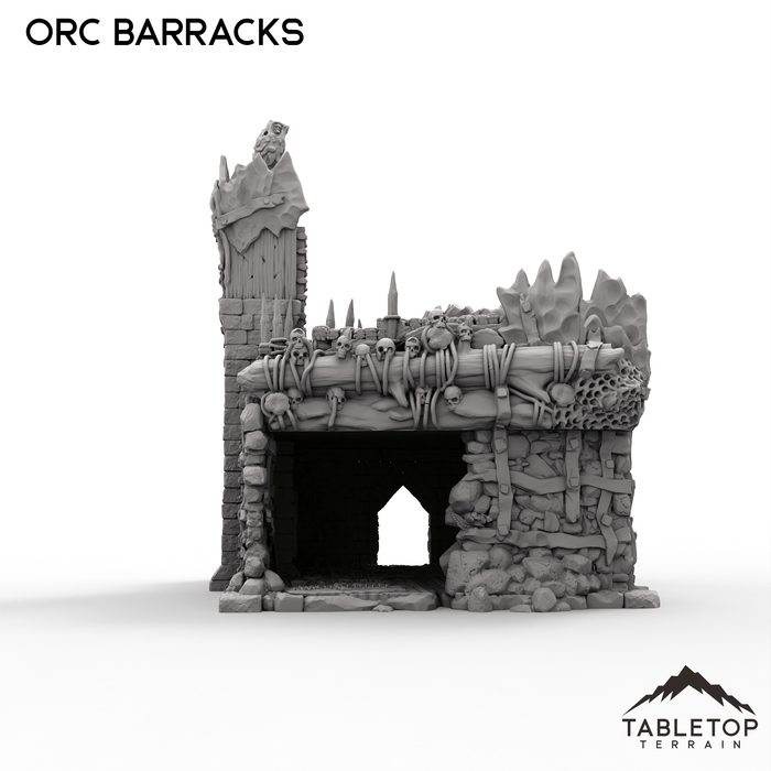 Tabletop Terrain Terrain Orc Barracks - Kingdom of Azragor