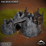 Tabletop Terrain Terrain Orc Pit / 32mm The Iron Horde