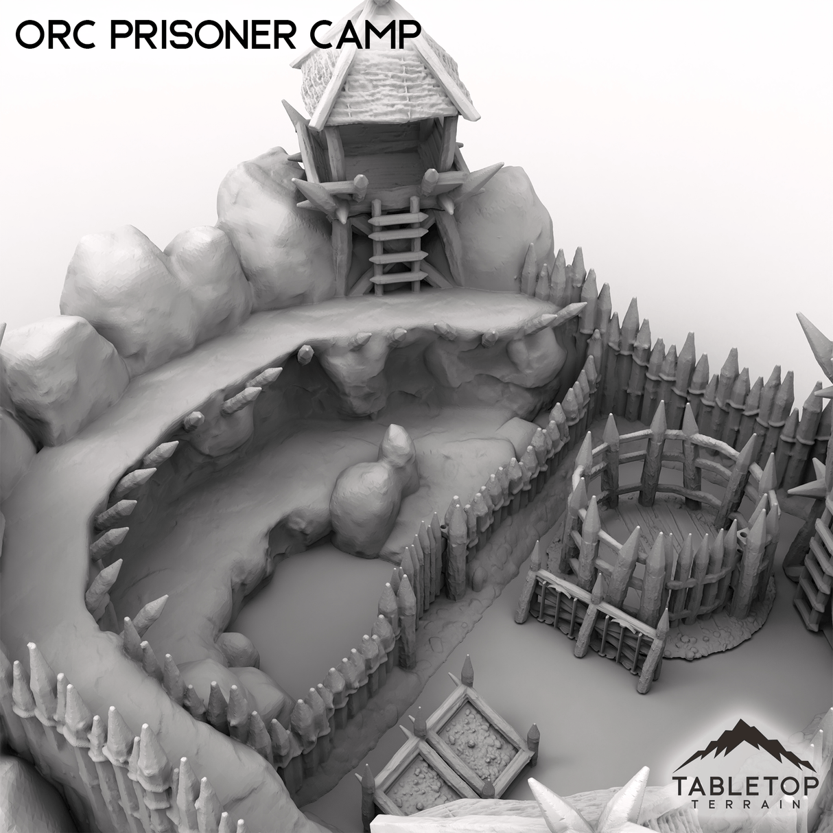 Tabletop Terrain Terrain Orc Prisoner Camp