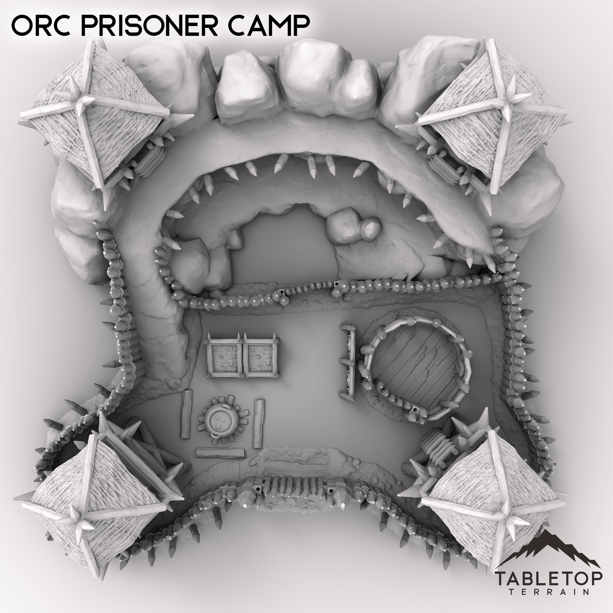Tabletop Terrain Terrain Orc Prisoner Camp