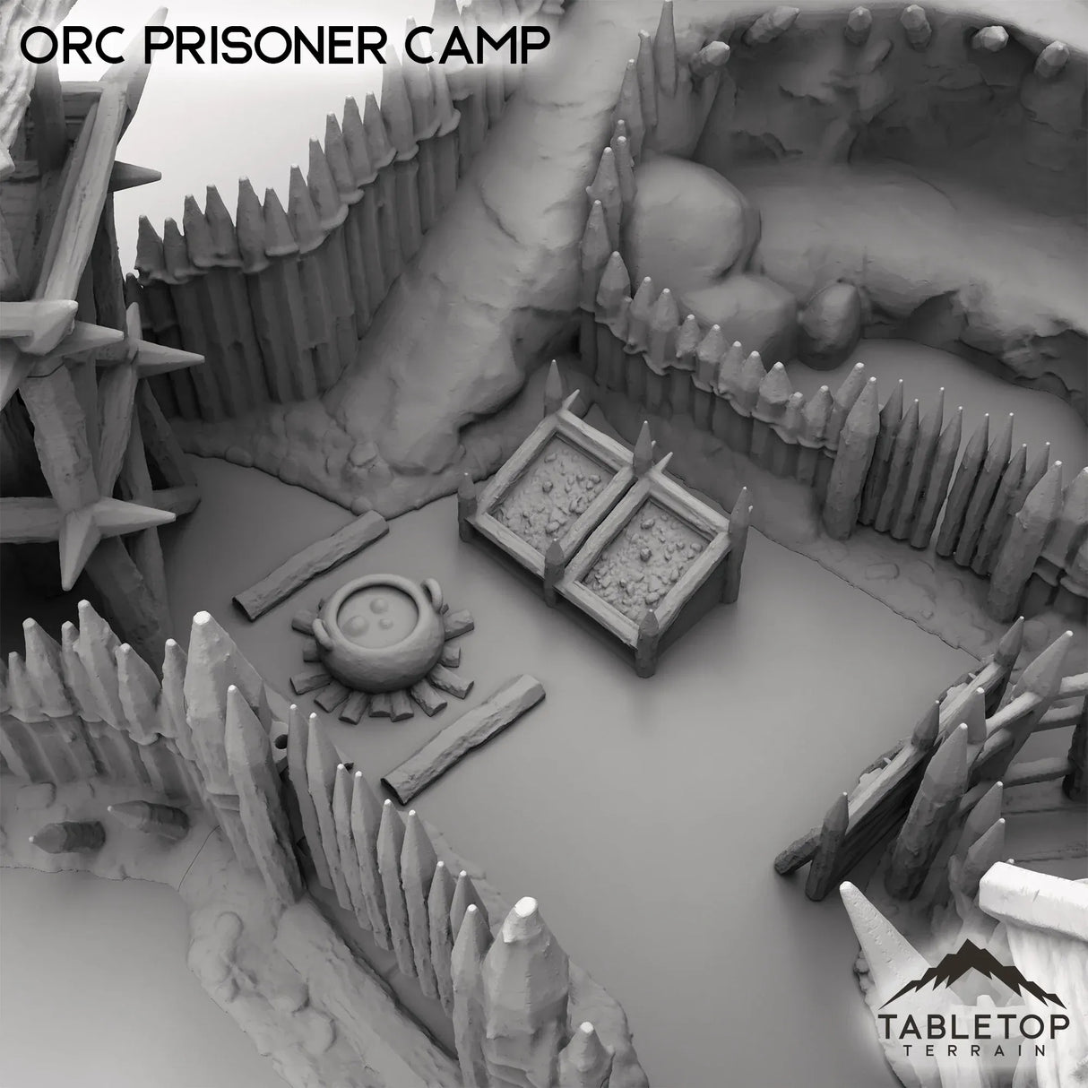 Tabletop Terrain Terrain Orc Prisoner Camp
