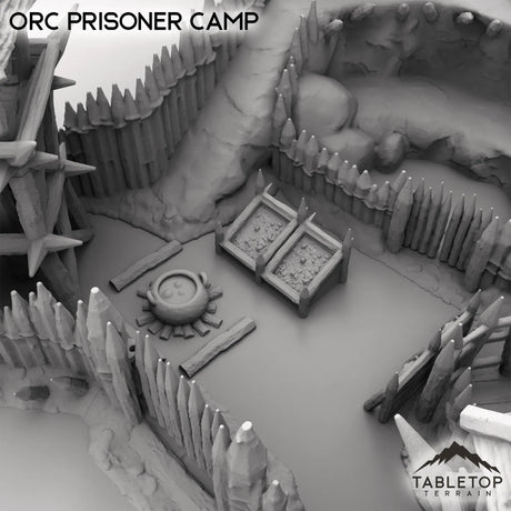 Tabletop Terrain Terrain Orc Prisoner Camp