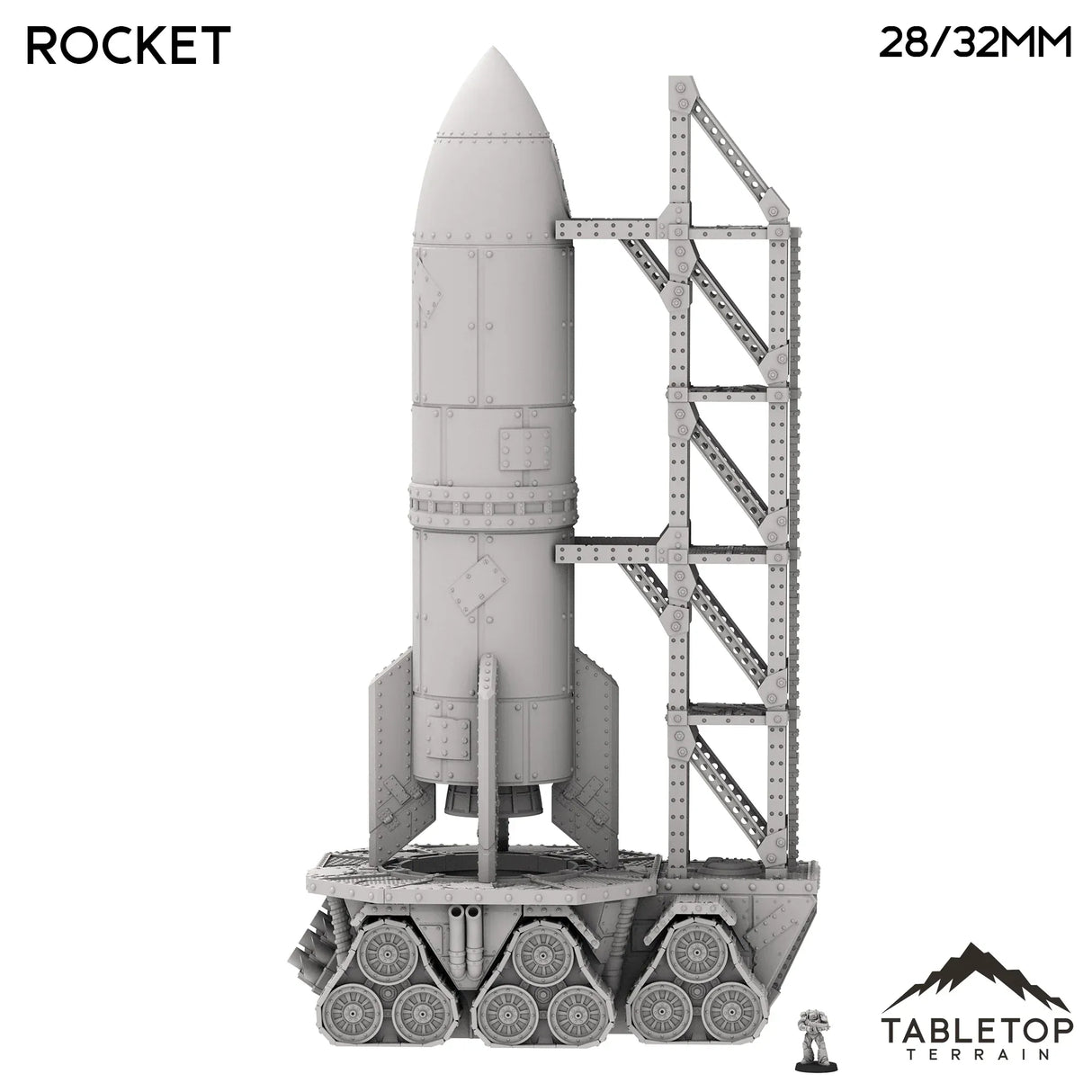 Tabletop Terrain Terrain Orc Rocket - Warpzel-1A Orc Space Program