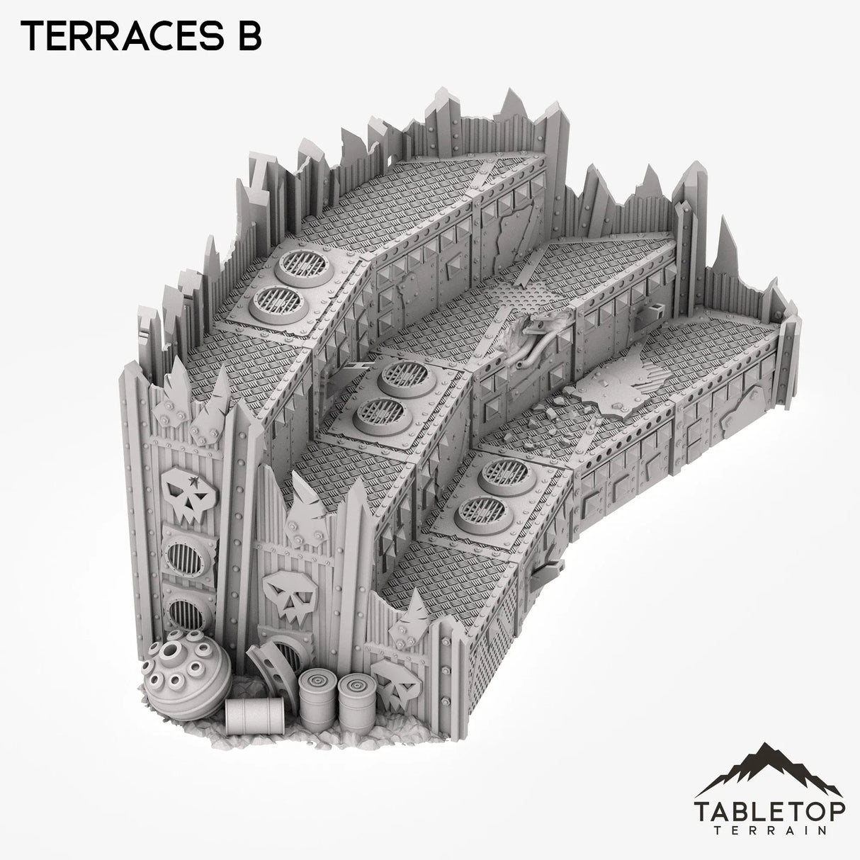 Tabletop Terrain Terrain Orc Terraces B - Warpzel-1A Orc Space Program