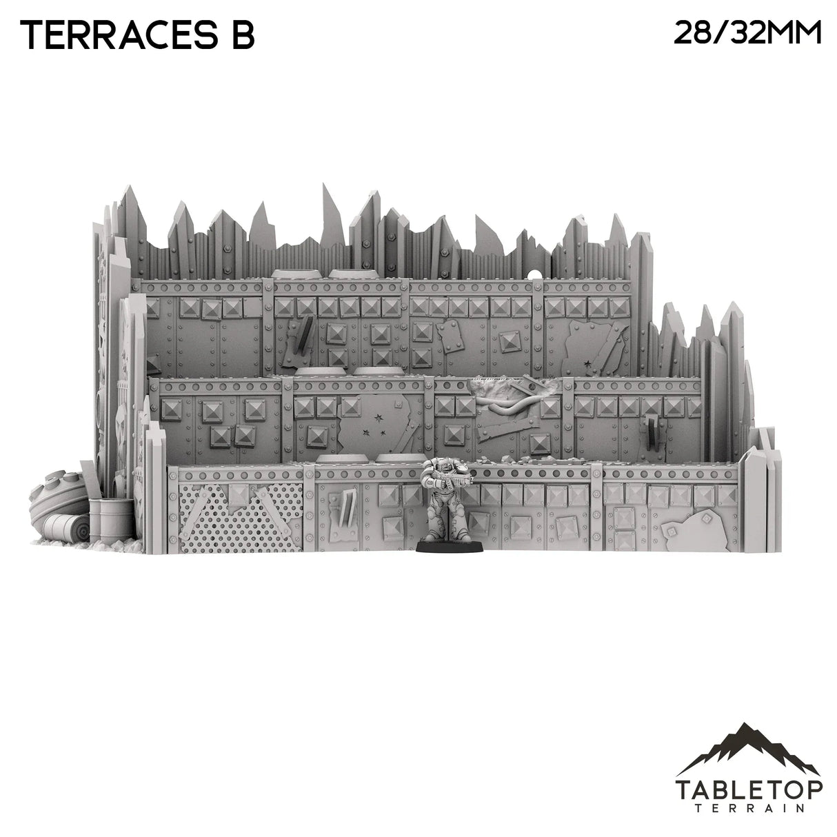 Tabletop Terrain Terrain Orc Terraces B - Warpzel-1A Orc Space Program