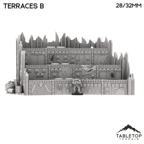 Tabletop Terrain Terrain Orc Terraces B - Warpzel-1A Orc Space Program