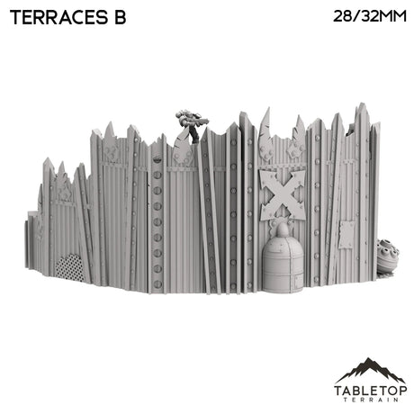 Tabletop Terrain Terrain Orc Terraces B - Warpzel-1A Orc Space Program