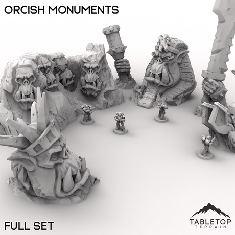 Tabletop Terrain Terrain Orcish Monuments