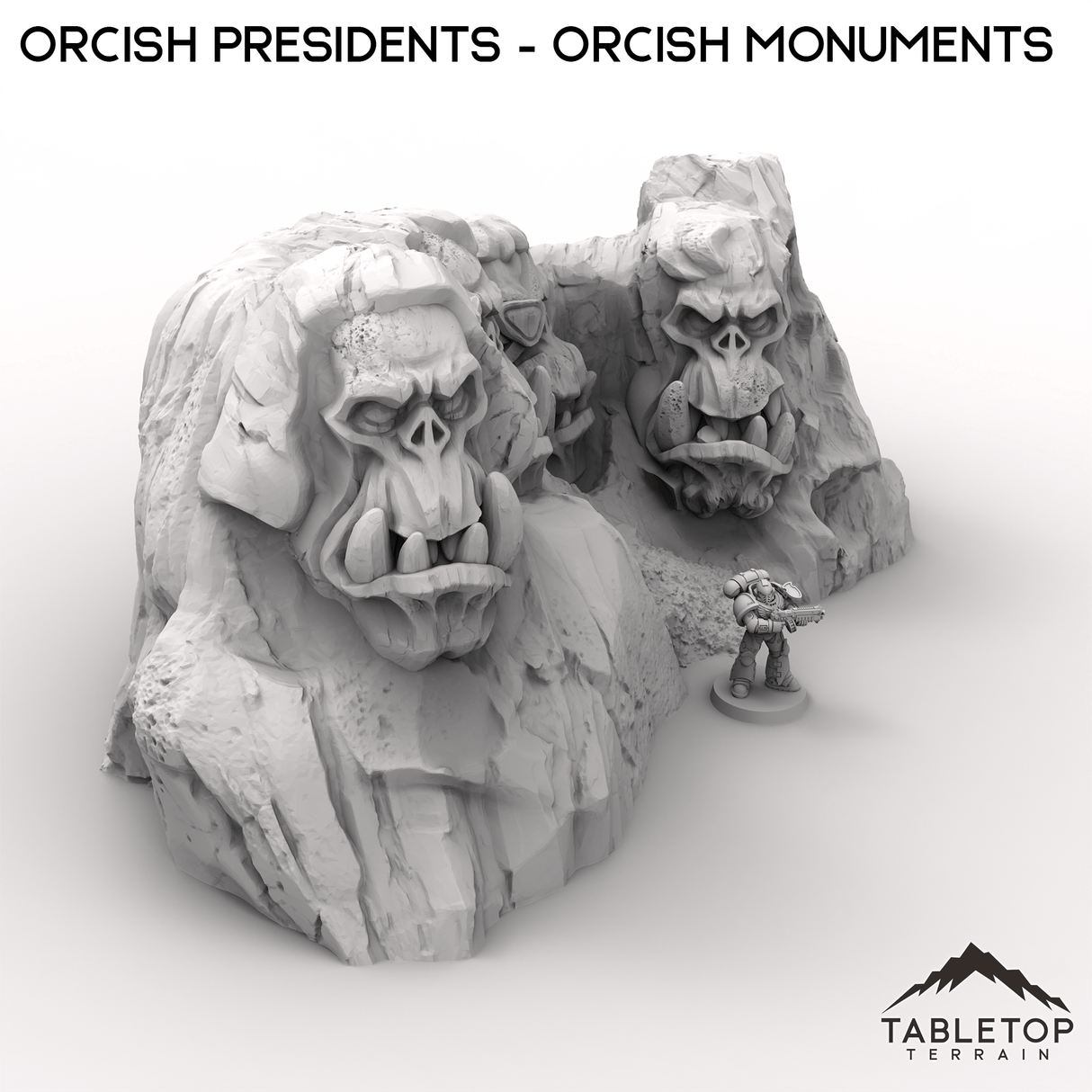 Tabletop Terrain Terrain Orcish Presidents - Orcish Monuments