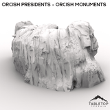 Tabletop Terrain Terrain Orcish Presidents - Orcish Monuments