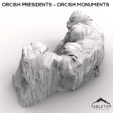 Tabletop Terrain Terrain Orcish Presidents - Orcish Monuments