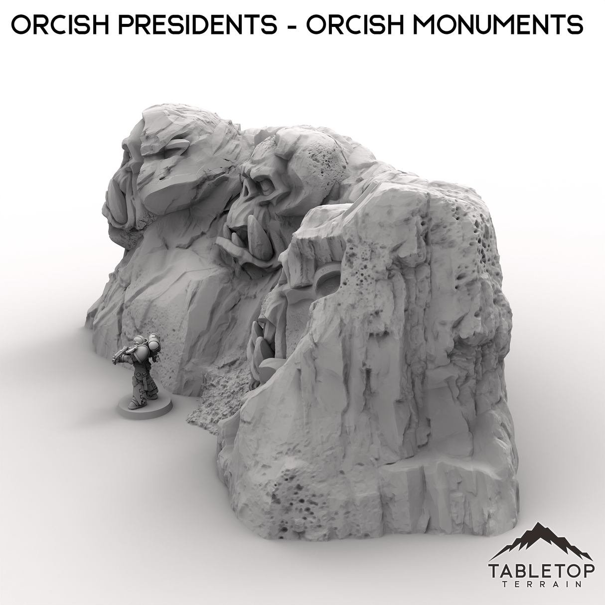 Tabletop Terrain Terrain Orcish Presidents - Orcish Monuments