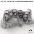 Tabletop Terrain Terrain Orcish Presidents - Orcish Monuments