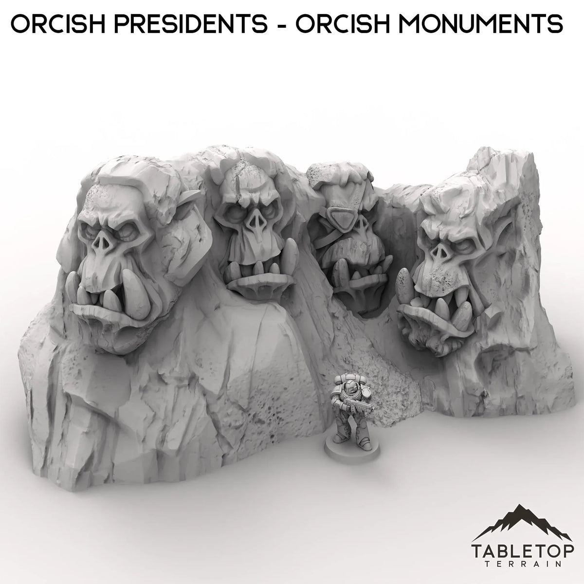 Orcish Presidents - Orcish Monuments – Tabletop Terrain