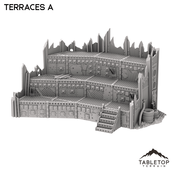 Tabletop Terrain Terrain Ork Terraces A - Warpzel-1A Orc Space Program