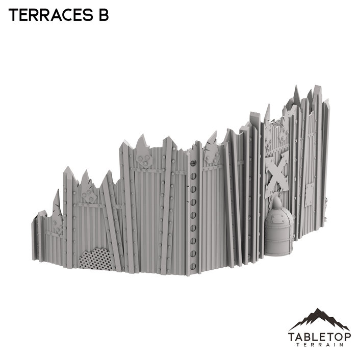 Tabletop Terrain Terrain Ork Terraces B - Warpzel-1A Orc Space Program
