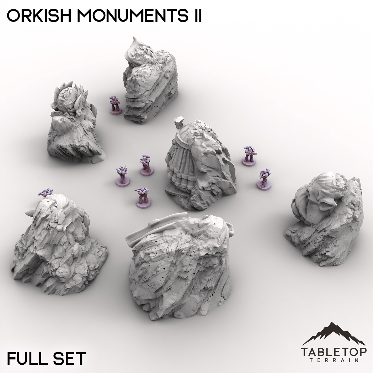 Tabletop Terrain Terrain Orkish Monuments II