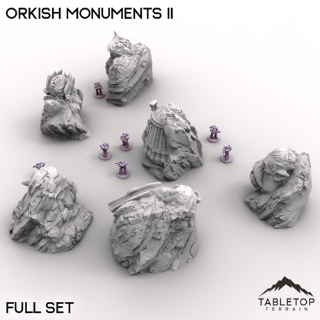 Tabletop Terrain Terrain Orkish Monuments II