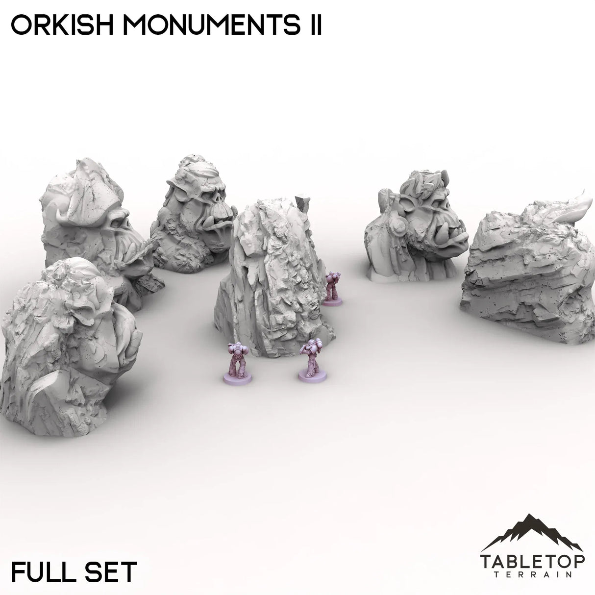 Tabletop Terrain Terrain Orkish Monuments II