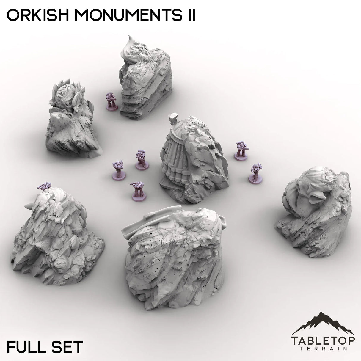 Tabletop Terrain Terrain Orkish Monuments II
