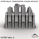 Tabletop Terrain Terrain Outer Walls - Divine Bastion, a Failed Arcology