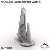 Tabletop Terrain Terrain Outpost / 28/32mm Delta-sol Alien Border World