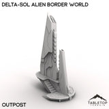 Tabletop Terrain Terrain Outpost / 28/32mm Delta-sol Alien Border World