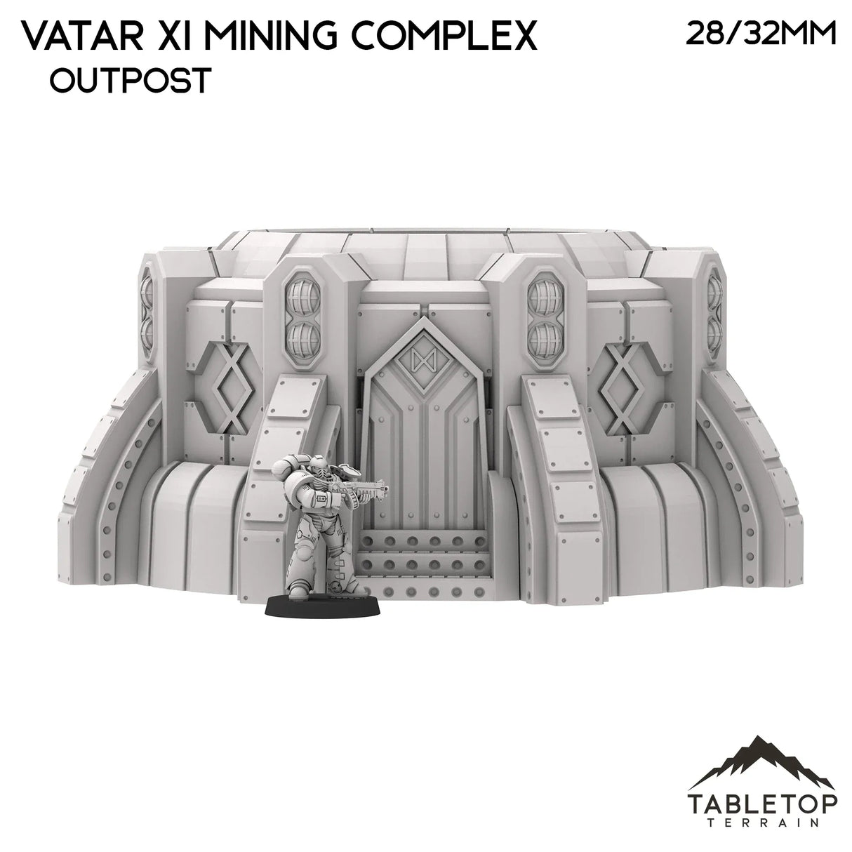 Tabletop Terrain Terrain Outpost / 28/32mm Vatar XI Mining Complex - Space Dwarf Terrain