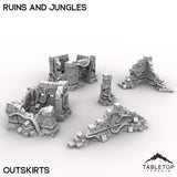 Tabletop Terrain Terrain Outskirt / 32mm Competitive Fantasy Ruins and Jungles