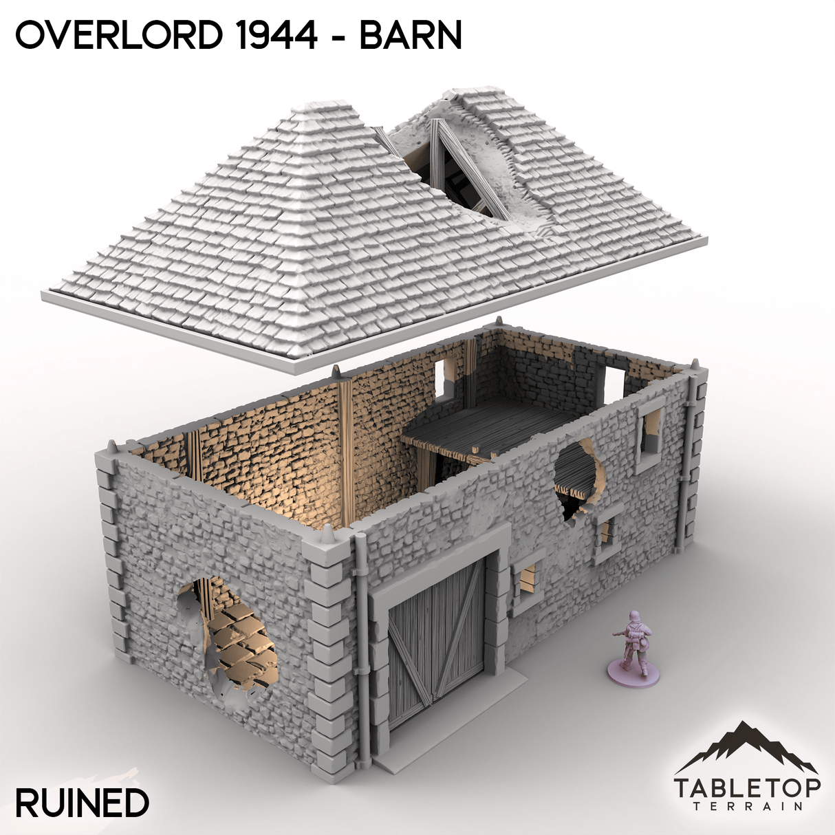 Tabletop Terrain Terrain Overlord 1944 - Barn