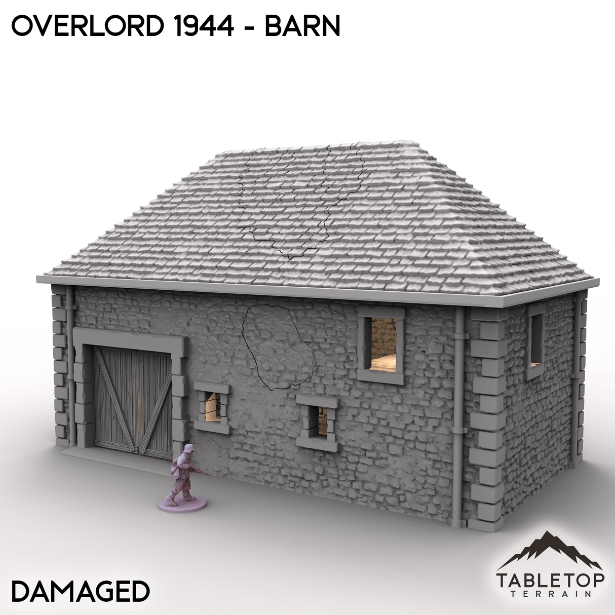Tabletop Terrain Terrain Overlord 1944 - Barn