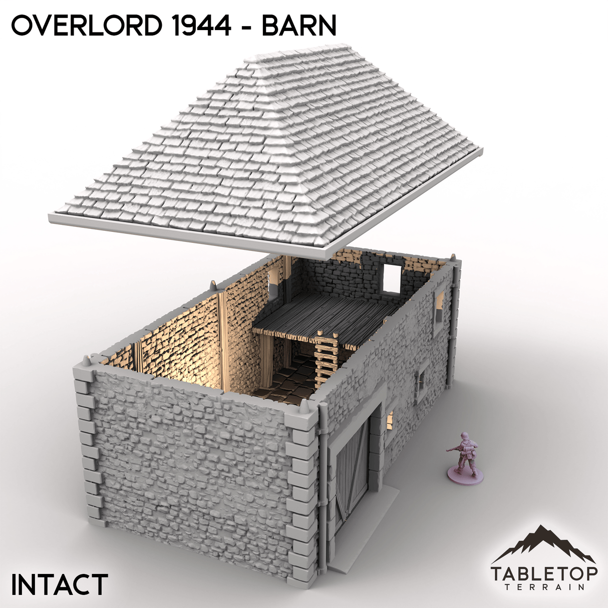 Tabletop Terrain Terrain Overlord 1944 - Barn