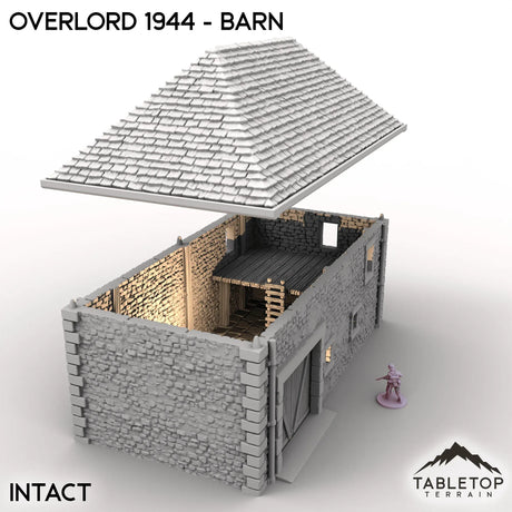 Tabletop Terrain Terrain Overlord 1944 - Barn
