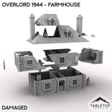 Tabletop Terrain Terrain Overlord 1944 - Farmhouse