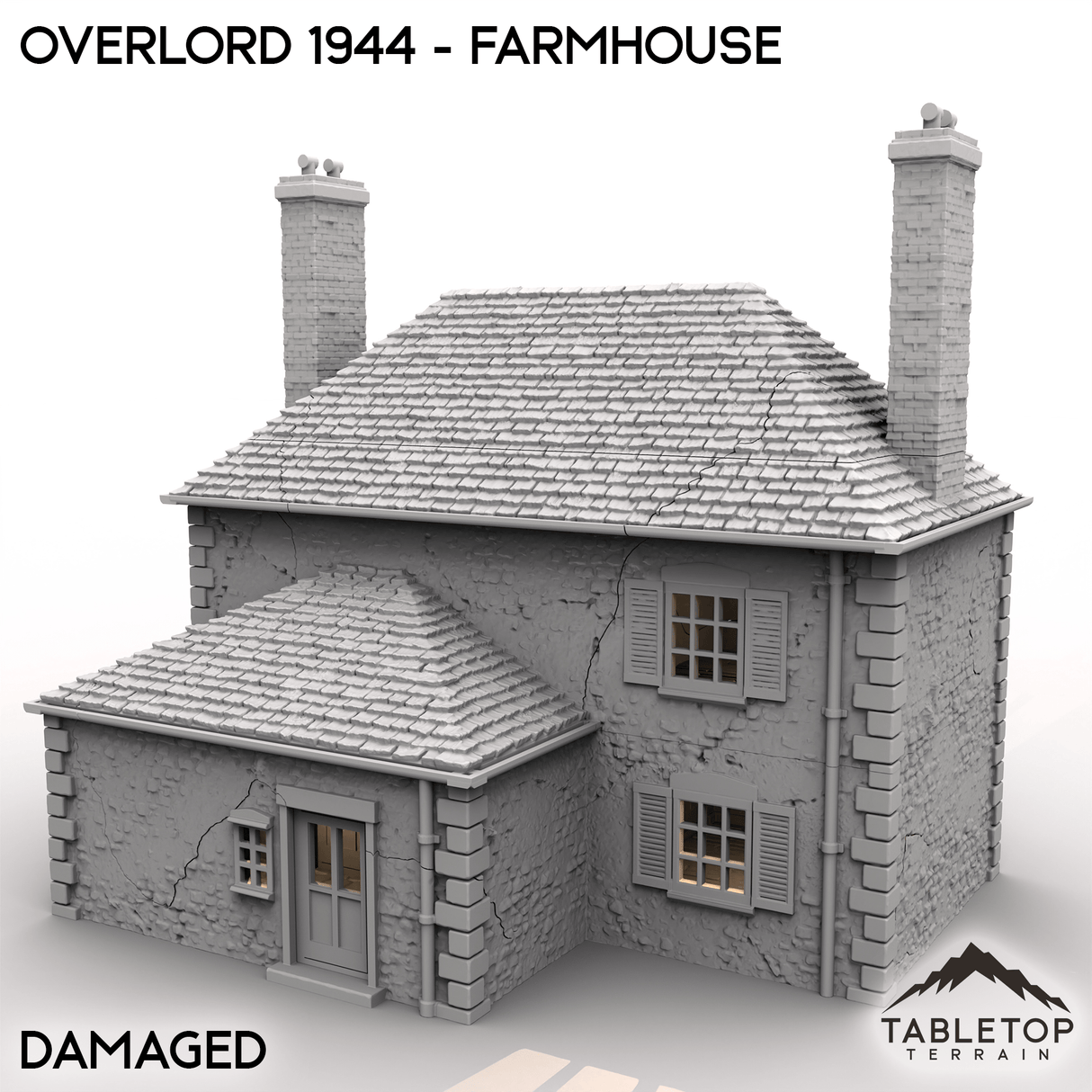 Tabletop Terrain Terrain Overlord 1944 - Farmhouse