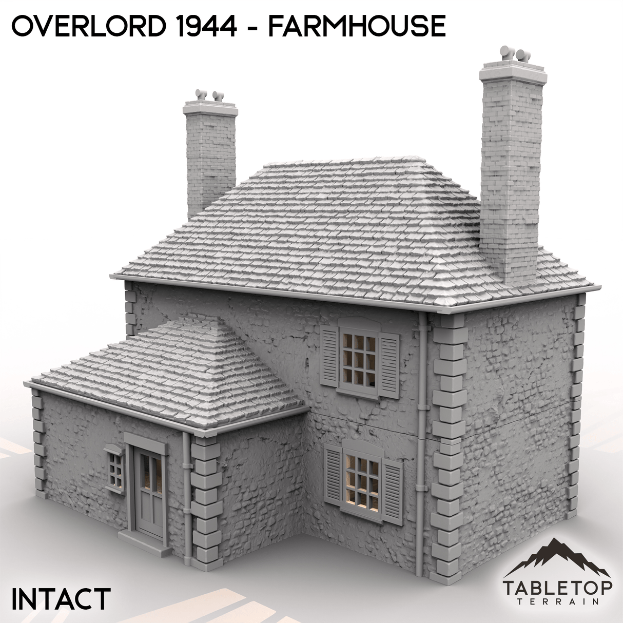 Tabletop Terrain Terrain Overlord 1944 - Farmhouse