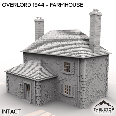Tabletop Terrain Terrain Overlord 1944 - Farmhouse