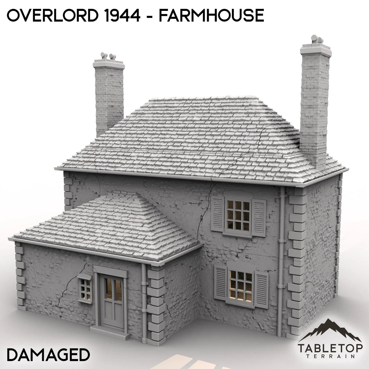 Tabletop Terrain Terrain Overlord 1944 - Farmhouse
