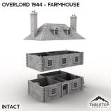 Tabletop Terrain Terrain Overlord 1944 - Farmhouse