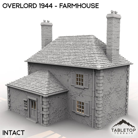 Tabletop Terrain Terrain Overlord 1944 - Farmhouse