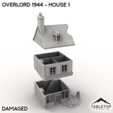 Tabletop Terrain Terrain Overlord 1944 - House 1